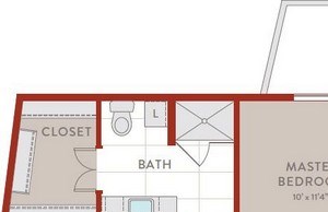 Aura Bluffview Apartments A5 Floor Plan Aura Bluffview Apartments A5 Floor Plan